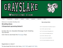 Tablet Screenshot of grayslakewrestlingclub.org